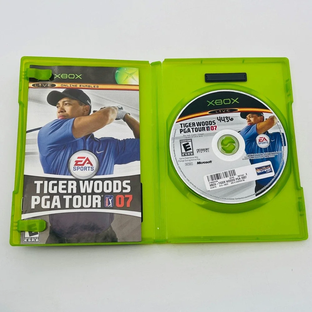 Xbox EA Sports Game Lot NHL 2004 Madden NFL 06 Tiger Woods PGA Tour 07 Bundle